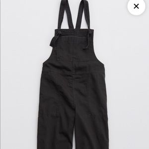 Black overalls